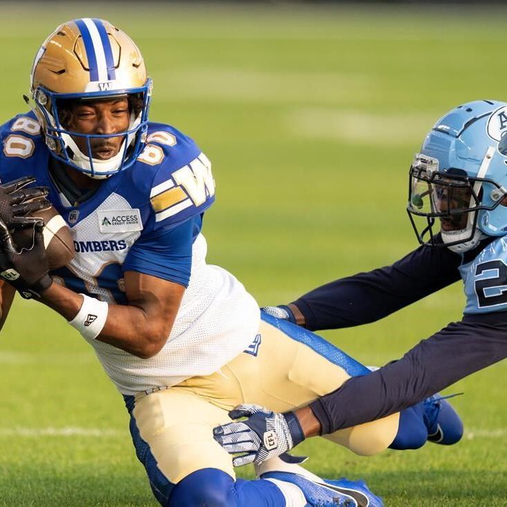 Receiver Wilson enjoying solid rookie season with Winnipeg Blue Bombers